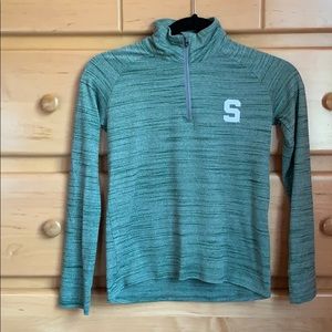 Youth Under armour Michigan State quarter zip